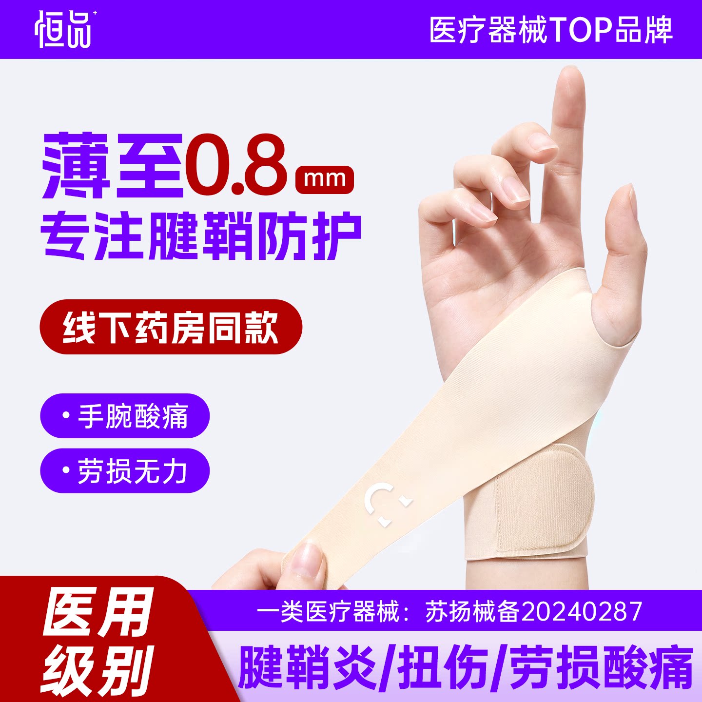 腱鞘炎专用护腕】医用级扭伤劳损