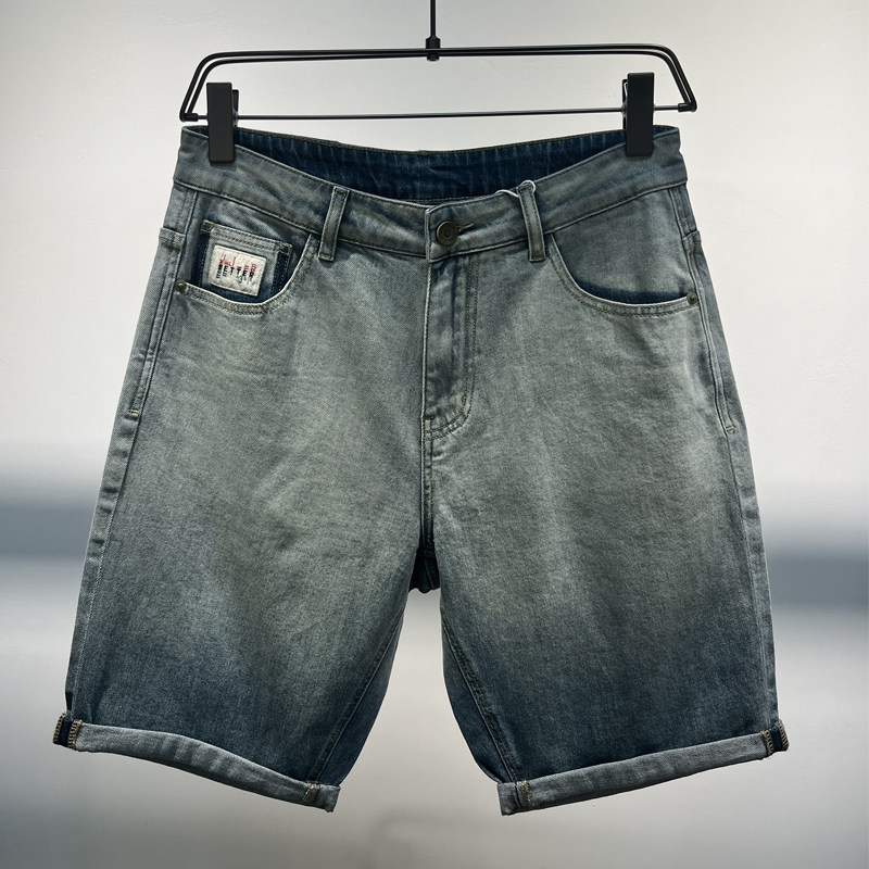工装牛仔短裤男士夏季薄款宽松潮牌休闲男生五分裤子2024新款中裤