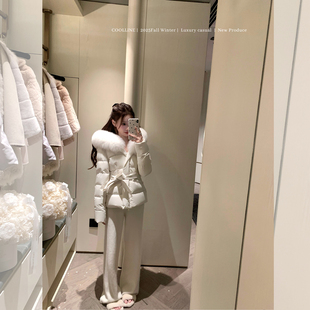 神仙粉三防大狐狸毛领羽绒服女 强推 COOLLINE林子熙 韩女妹宝