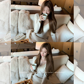 bi囤三色针织打底衫 COOLLINE林子熙 Snow冬日伴侣 女小众内搭上衣