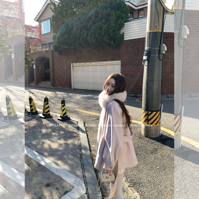 林子熙日杂斗篷收腰大衣