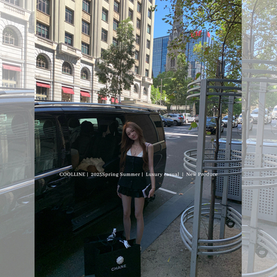 林子熙重工抹胸吊带上衣