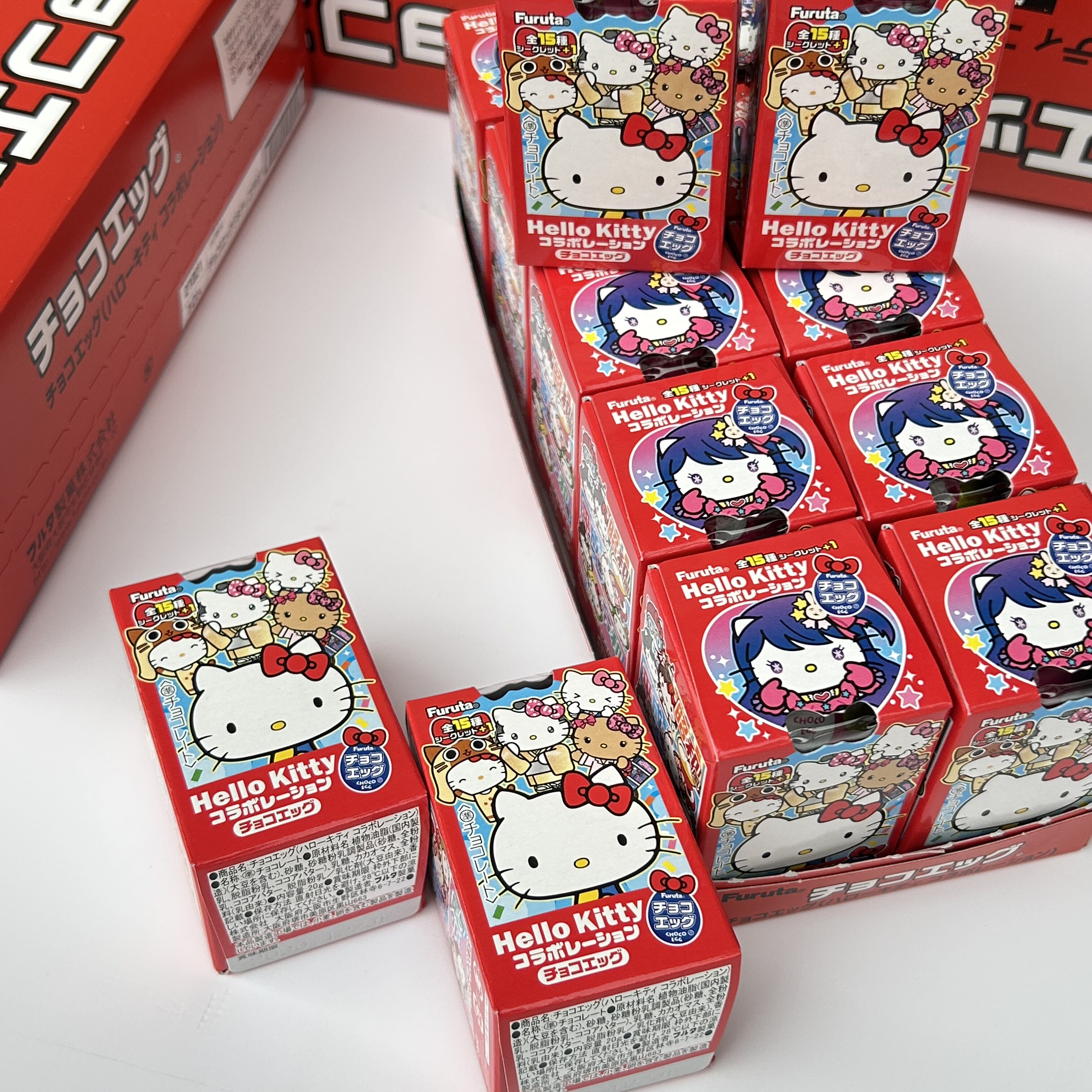 日本进口富路达Hello kitty盲盒巧克力制品凯蒂猫造型零食手办