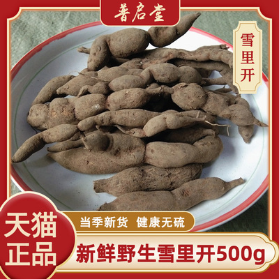 新鲜野生雪里开中药材贵州