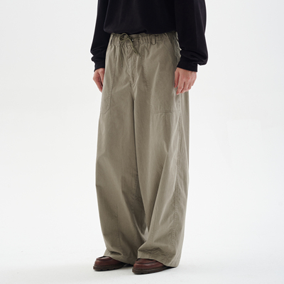 BUTTBILL酵素水洗复古廓形通勤甲板日系直筒宽松四季休闲长裤子