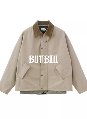 BUTTBILL24AW日系复古猎装夹克三合一两件外套3M新雪丽棉衣服男
