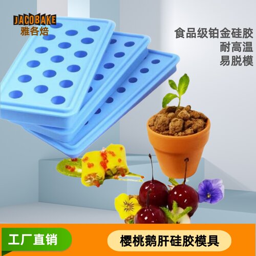樱桃鹅肝硅胶模具加厚易脱模