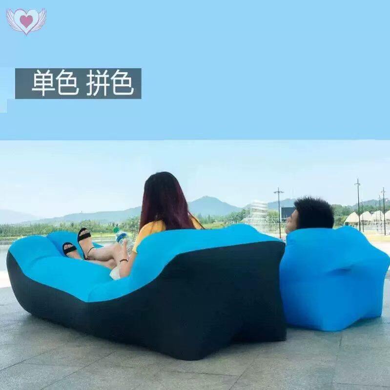 音乐节充气沙发户外懒人空气沙发自带枕头可折叠睡袋床露营气垫床