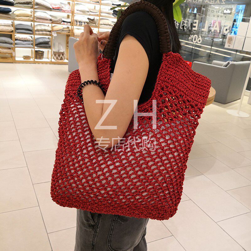 ZARA HOME手提包纤维素镂空女士单肩包手提袋休闲手袋包新品推荐