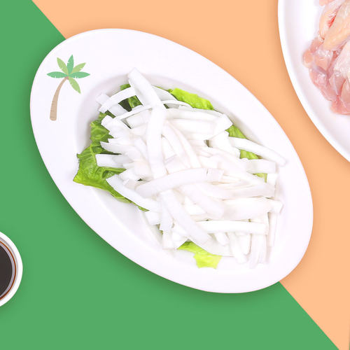 新鲜老椰肉条海南特产椰子鸡火锅