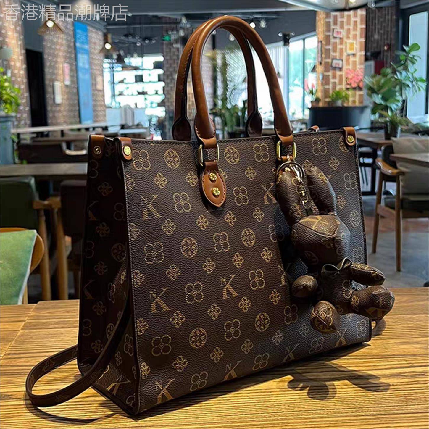 香港代购奢侈品名牌2026新款专柜正品真皮女手提单肩包斜挎托特包