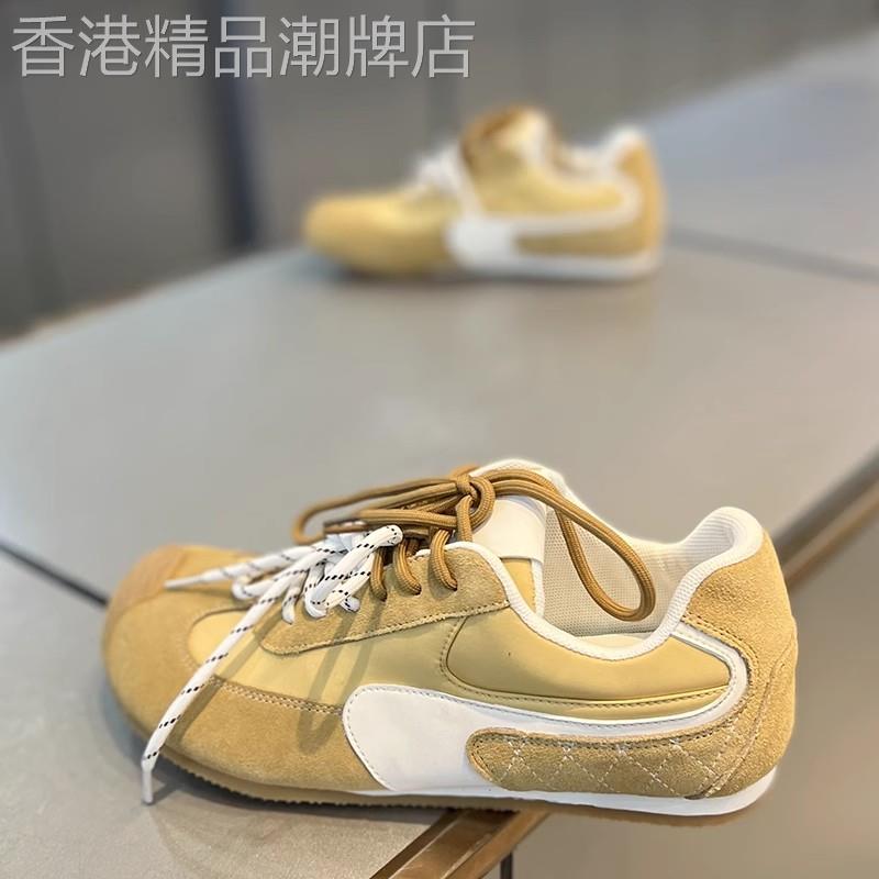 Zongcaileader轻奢新款韩版大头德训鞋系带复古百搭休闲阿甘男鞋