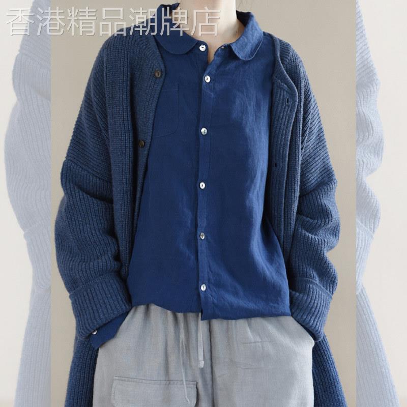 宽松显瘦长袖衬衫复古春季新款女超好看上衣衬衫别致独特百搭小衫