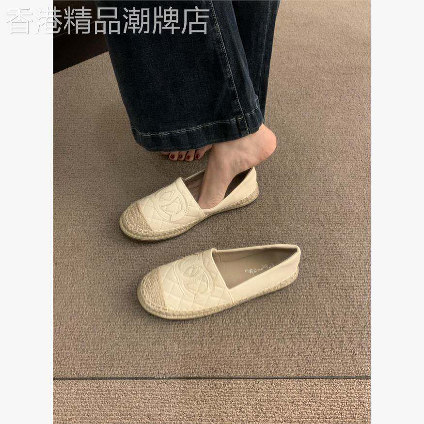 潮牌渔夫鞋2026春夏小香风乐福鞋一脚蹬女鞋软底孕妇单鞋百搭平底