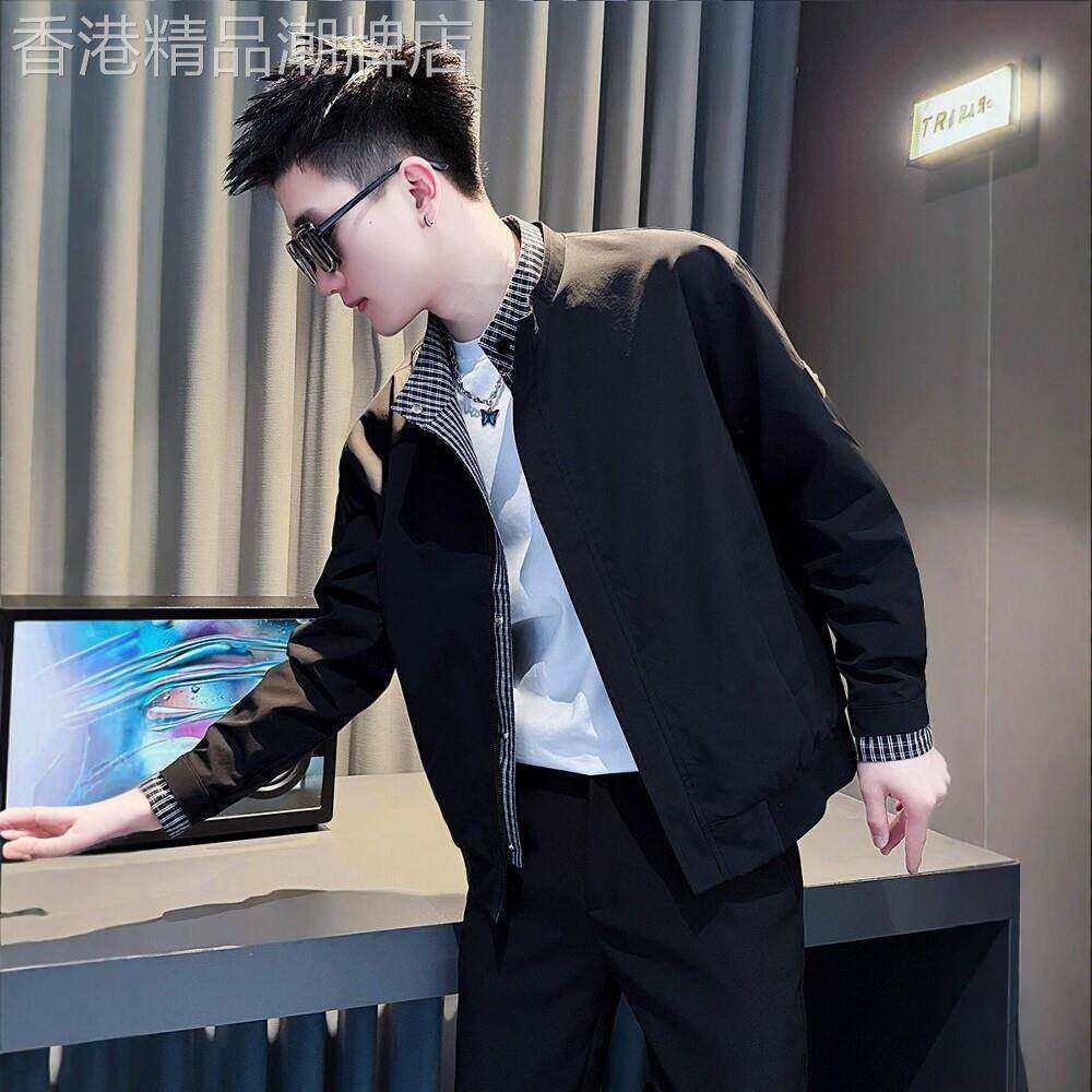 LL男装夹克外套男加厚今年流行2025新款秋冬季爆款高级感保暖上衣