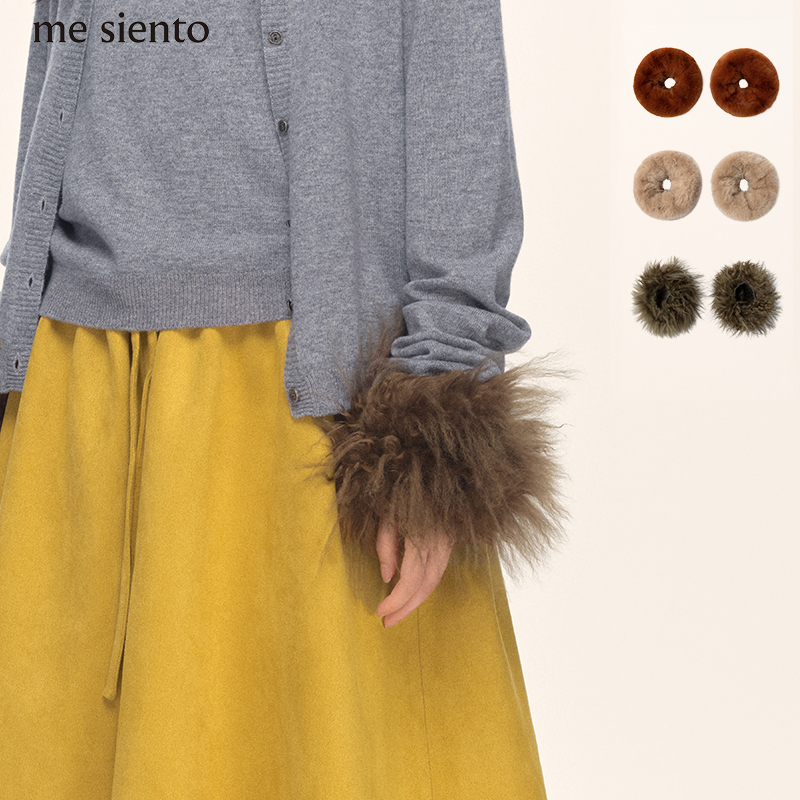 mesiento25AW羊毛手环袖套