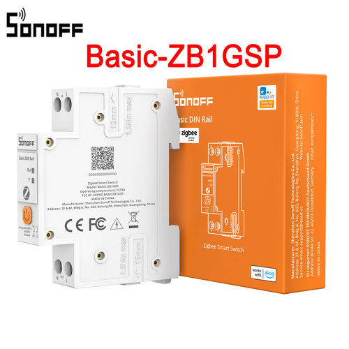 SONOFF BASIC-1GSP Basic单通道DIN导轨开关32A电量监测过载保护