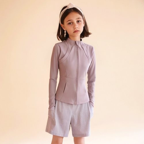冰舞清影花样滑冰服四季弹力外套