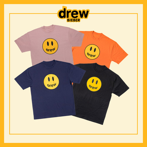 原厂正品过验版！Drew笑脸短袖