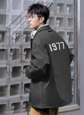 FOG FEAR OF GOD复线ESSENTIALS美式潮牌男女款1977教练夹克外套