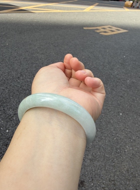 54-11-7.5缅甸纯天然A货翡翠淡绿色证书192天然完美保真