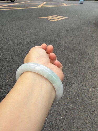 60-13.3-9缅甸纯天然A货翡翠淡春彩证书031天然保真