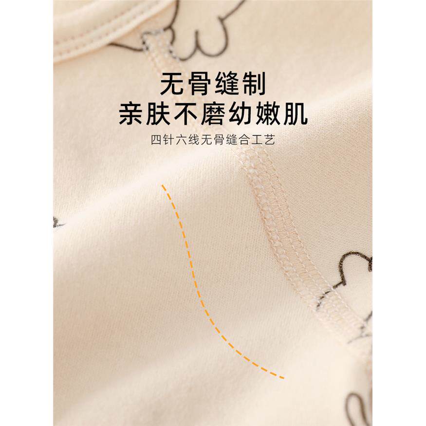 婴儿连体衣春秋款ins风打