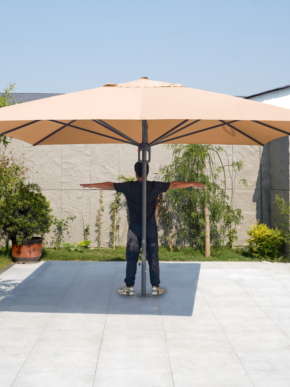 遮阳伞户外大型中柱伞庭院别墅商用岗亭摆摊露天休闲太阳伞,住宅家具,中柱伞,淘宝优惠券,粉丝福利购,淘宝优惠卷