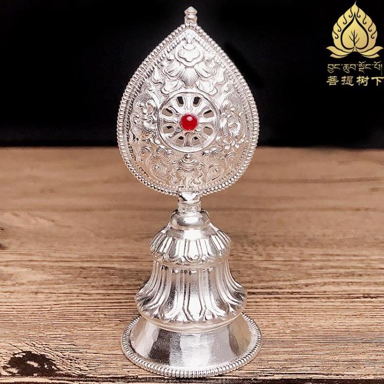 曼达盘S990纯银曼扎盘八吉祥雕花约银曼扎供修曼茶罗中号12cm
