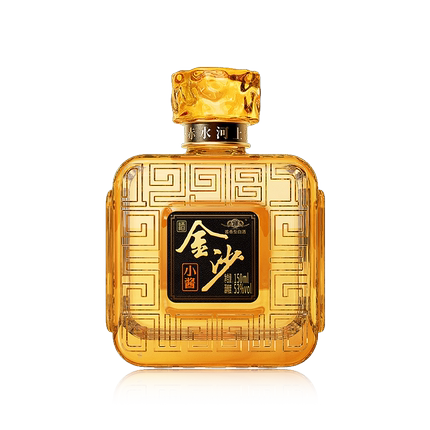 金沙回沙酒小瓶酱酒53度150ml光瓶酒白酒酱香型官方旗舰店 单瓶