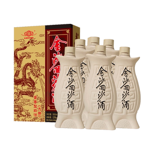 金沙回沙酒 53度鱼儿酒500mL*6瓶整箱 贵州纯粮酱香型白酒