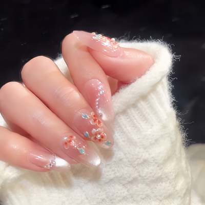 曼辞纯手工穿戴甲短款甲片