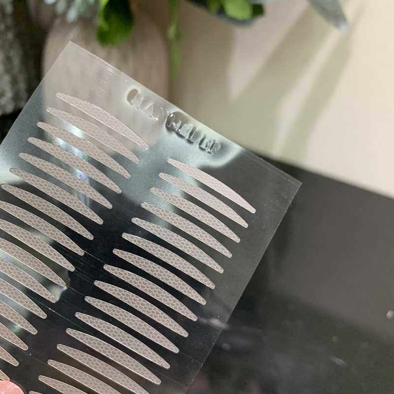 涵贝尔哑光双眼皮贴宽款弯月L款蕾丝雾面隐形肿眼泡内双无痕自然