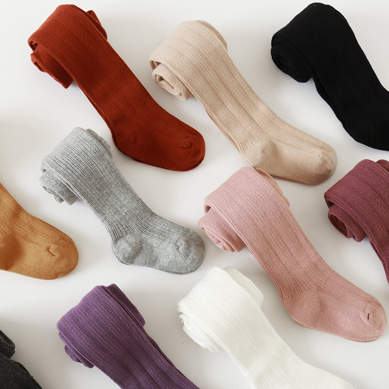 婴儿春秋纯棉外穿舞蹈连裤袜