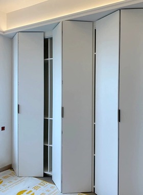 折叠门衣柜门衣帽间门储物间隐形门衣柜折叠门实木门卧室门橱柜门