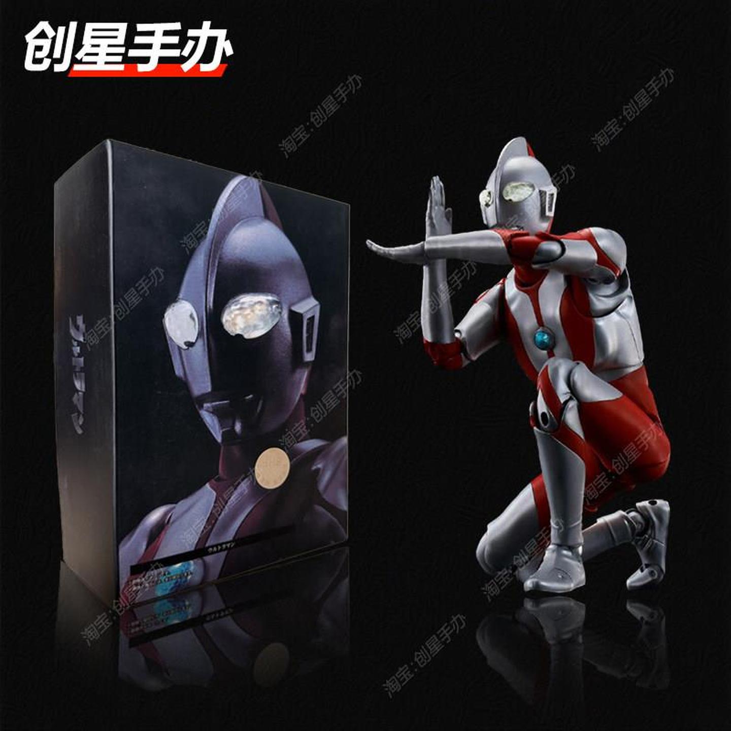 SHF 真骨雕初代奥特六兄弟佐菲赛文杰克艾斯泰罗全身可动手办玩具图片