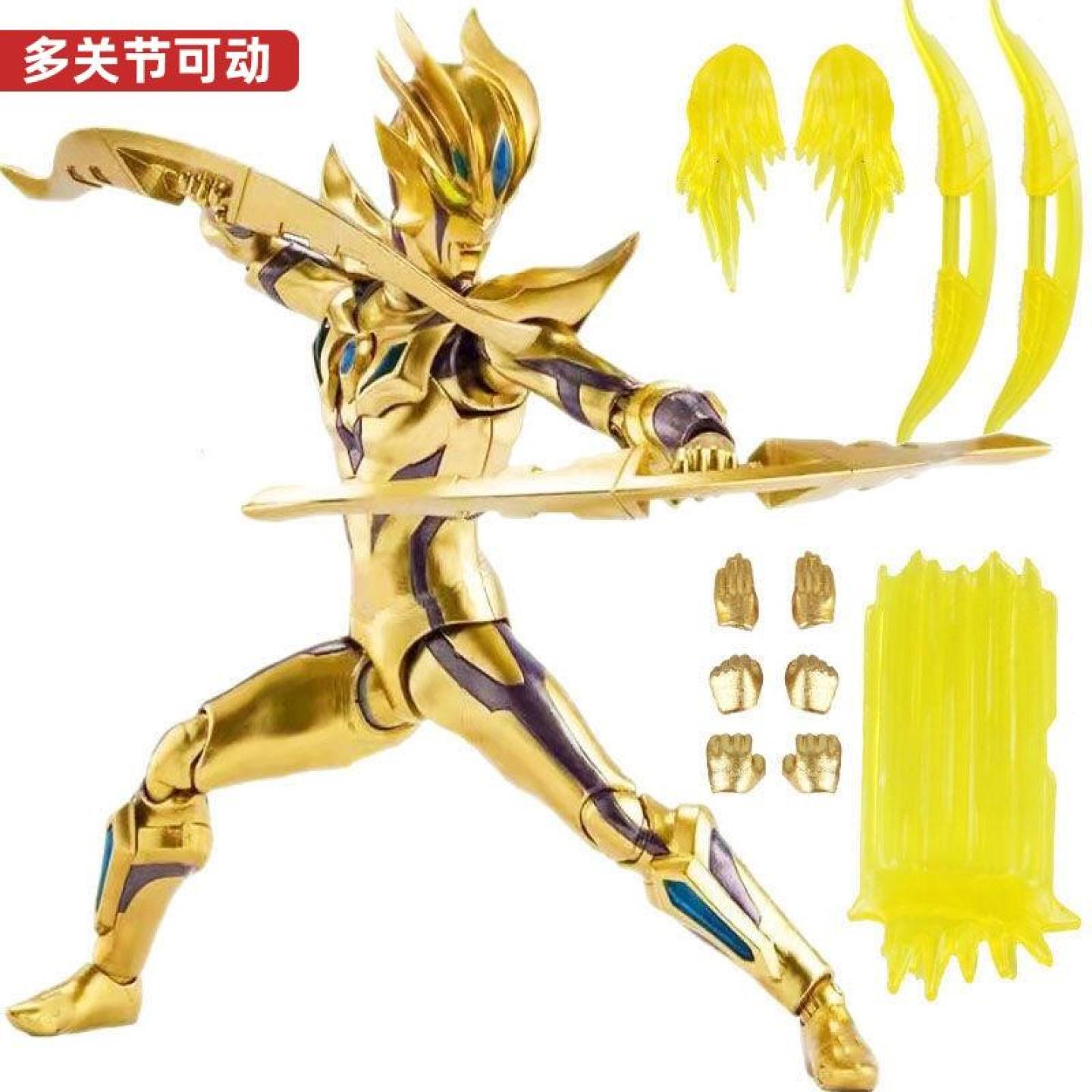 SHF黄金赛罗奥特的手办玩具儿童炫酷礼物套装迪迦关节超可动模型