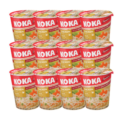 新加坡进口KOKA鸡肉海鲜味杯装