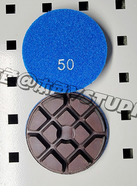 优质地面干磨片三寸80mm地坪磨片固化地坪无水研磨水泥混凝土磨片