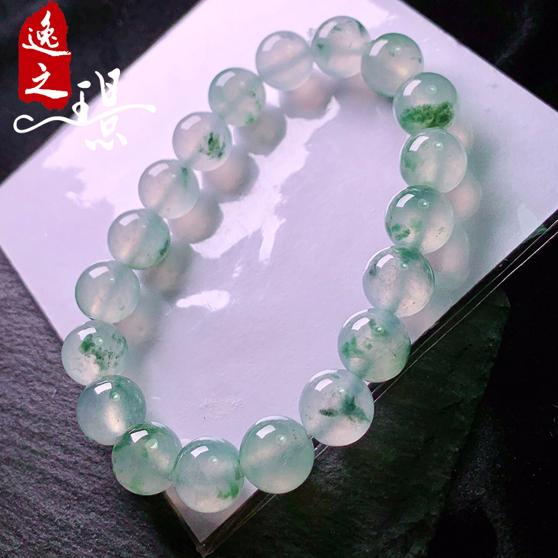 逸之璟天然翡翠佛珠手串