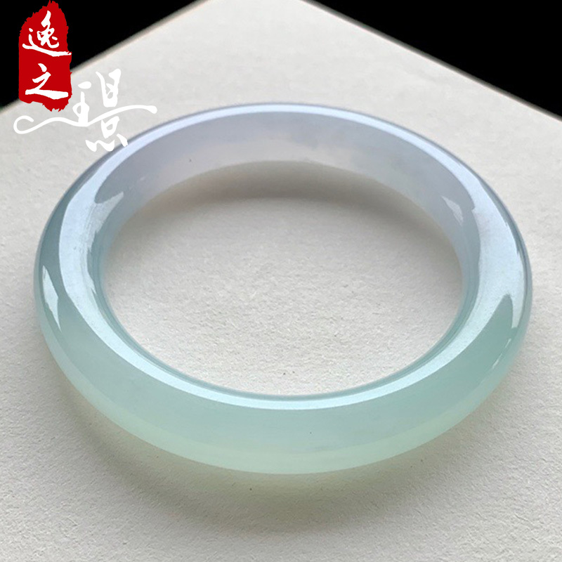 逸之璟缅甸老坑天然a货翡翠手镯
