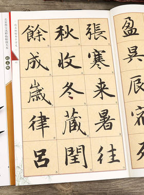 赵孟頫楷书千字文名家墨宝选粹临帖放大本武鄂简体旁注赵孟俯赵体楷书毛笔字帖书法成人学生临摹古帖米字格正版书籍崇文书局