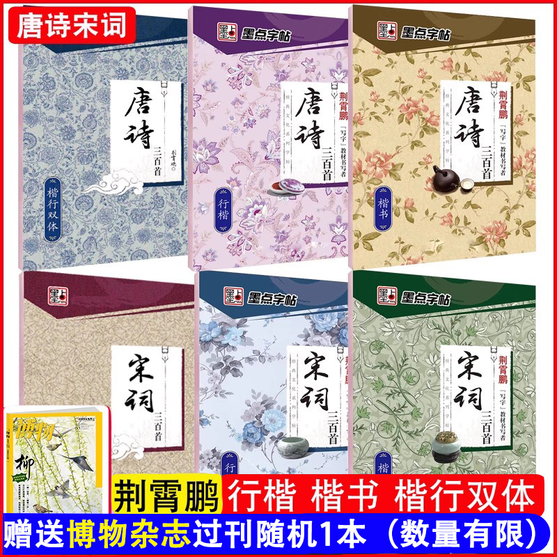 荆霄鹏唐诗三百首三百楷书墨点