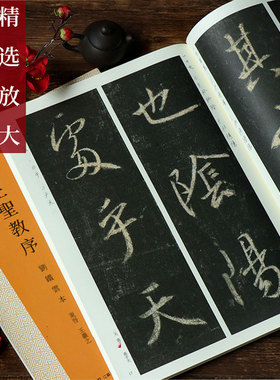 集王圣教序【刘铁云版】精选放大版 节选东晋王羲之碑帖行书毛笔字贴 高清彩色本繁体旁注 江苏凤凰美术出版社