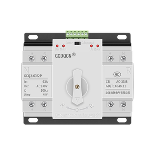 双电源自动转换开关2P63A100A125A单相380家用220V双路电源切换器