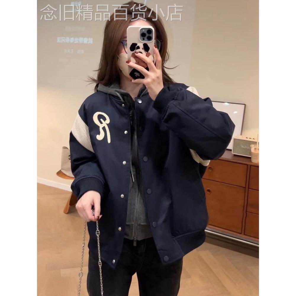 潮牌CVY加厚短款棒球服外套女2025秋冬款韩版夹棉小个子夹克上衣