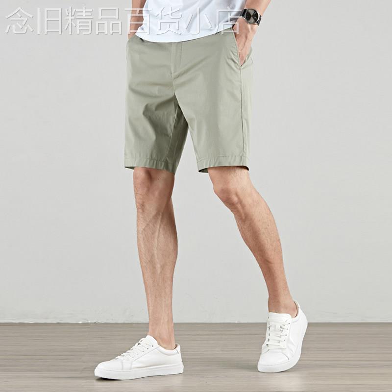 短裤男五分裤夏季薄款潮流韩版修身百搭马裤休闲中裤男士沙滩裤子