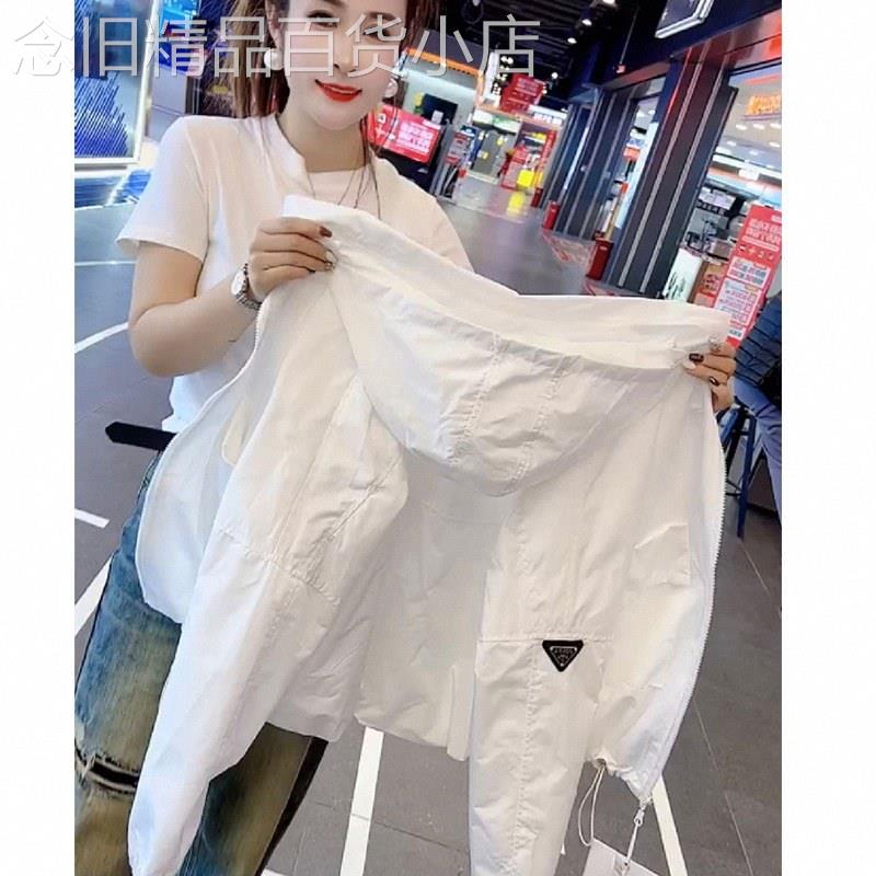 白色夹克外套女春秋款2025欧货运动休闲棒球服短款风衣薄款冲锋衣