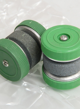 圆形厨房家用菜刀剪刀快速磨刀石创意绿色磨剪子器菜刀工具磨刀器