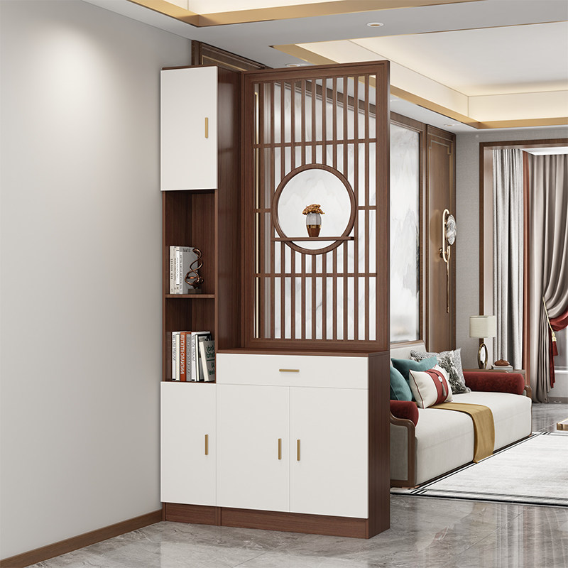 屏风隔断客厅简约现代置物架入户进门实木正对大门玄关柜鞋柜一体,住宅家具,门厅/玄关柜/玄关架,淘宝优惠券,粉丝福利购,淘宝优惠卷